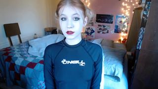 Mattie Doll sloppy make up ruin bj dildo non nude