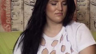 Serenityany removes bra in public