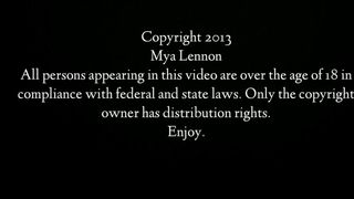 MyaLennon At the Mall in private premium video