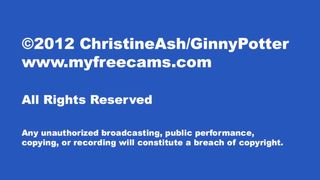 GinnyPotter and ChristineAsh toys in private premium video