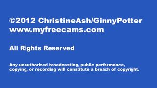 GinnyPotter and ChristineAsh Pillow fight in private premium video