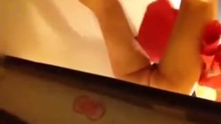 espiandola En El bestuario