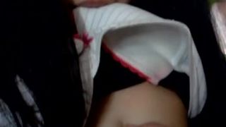 Shy Chinese Teen Feeling Tits