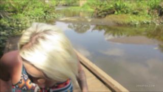 JanaFox Outdoor Blowjob in private premium video
