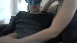seductive masked babe causes cock eruption
