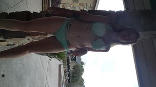 Shesleah Public Pool Squirting Orgasm in private premium video