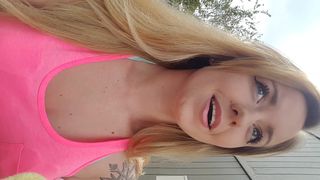Shesleah Peeing In A Public Pool in private premium video