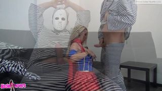 Aische Pervers Superhero Cum Massacre in private premium video