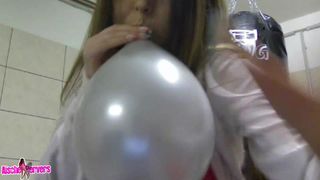 Aische Pervers Balloon Workout in private premium video