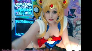BabyZelda Sailormoon Mirror Cock Fuck All View DP in private premium video