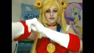 BabyZelda Sailormoon 2 CUMS 2 HOURS Creamy Cosplay in private premium video