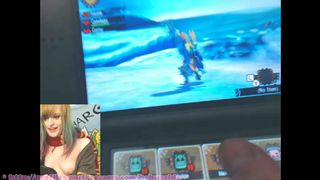 BabyZelda MFC Lets Play Monster Hunter 4 Tigrex HR in private premium video
