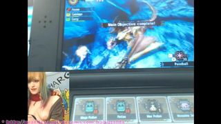 BabyZelda MFC Lets Play Monster Hunter 4 Tigrex HR in private premium video