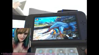 BabyZelda Lets Play Virgin Monster Hunter 4 On MFC in private premium video