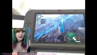 BabyZelda Lets Play Virgin Monster Hunter 4 On MFC in private premium video