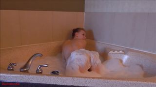 DestinationKat Jacuzzi Bubble Bath in private premium video