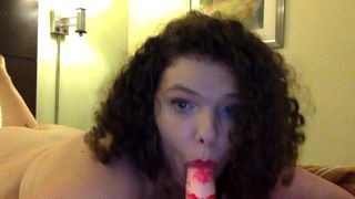 Curvesandkinkfux Sucking Off Daddy In Our Hotel Room  in private premium video