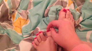 Curvesandkinkfux Painting My Toenails Red Hot B1920x1080D in private premium video