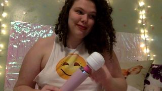 Curvesandkinkfux First Ever Magic Wand  in private premium video