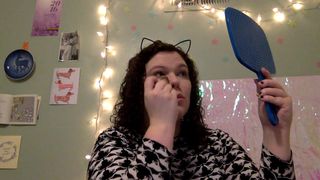 Curvesandkinkfux Webcam Makeup Routine Free For Webcam Models in private premium video