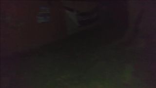 Candiecane Candiecane Sneaky Pee Outside Of A Pool Hall in private premium video