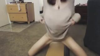 MissAlice fuking the mirror 2