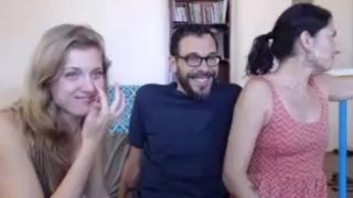 fun with wife and nanny