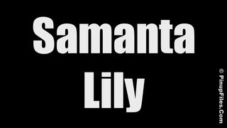 Samantha Lily - Big Tits In Black Sequin Bikini 1