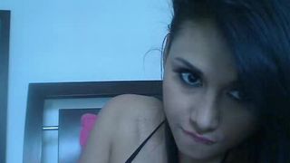 Dayana Perez Sosa recording big tits and flash pussy