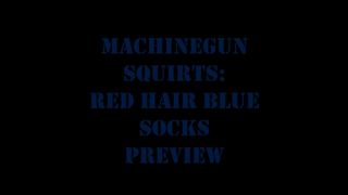 Gingerspyce - Machine Gun Anal Squirt Blue Sock in private premium video