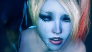Hentai anime Harley Quinn fuck with dogs  Bestiality