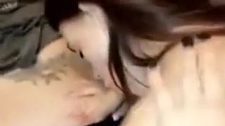 RaineyJames & AllisonParker Sucks Dick for Prank