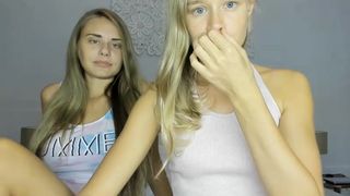 two super sexy babes recording amazing ass pussy view