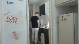 sexy nympho sis in the kitchen