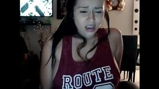 Flashing on Webcam while Cousin in the Room