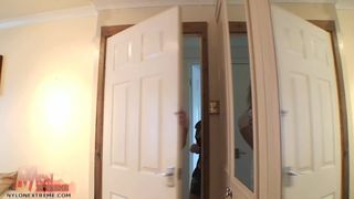 Lesbian Nurses in Nylons Play With Each Other