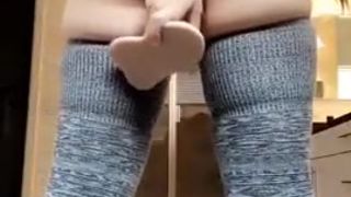 Allison Parker Fucking and Squirting with Big Dildo