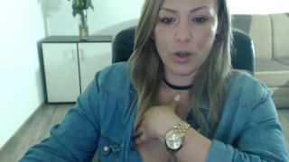 annabelle - flashing her big boobs