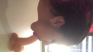 Baby Bee - dildo-sucking-and-up-close-squirting