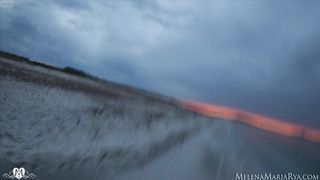MelenaMariaRya - Squirt beach sunset-2017 08 21-1080p