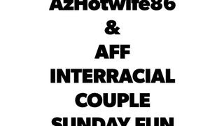 Azhotwife86 - aff-interracial-couple-creampie-clean-up-720x720