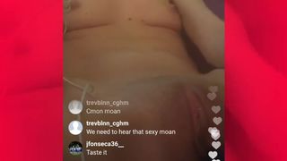 Insta Live Masturbating
