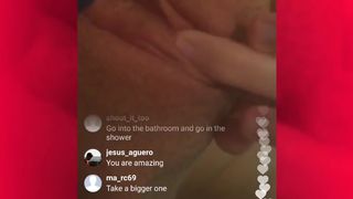 Insta Live Masturbating
