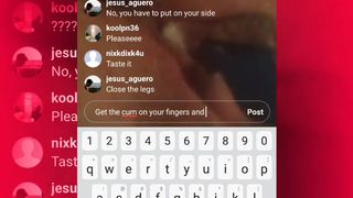Insta Live Masturbating