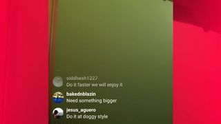 Insta Live Masturbating