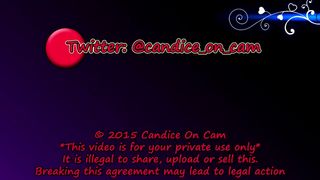 CandyCameltoe - Two Huge Cocks Wall Ride in private premium video