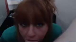 Petitegoddess gives a blowjob