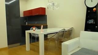 cutedoll1995 dildo riding in clear chair