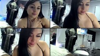 Dayaanna ass clapping on her toy in webcam recording 2018-09-08_11-43-02