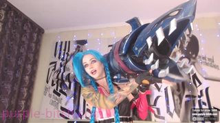Purple Bitch - get jinx cosplay chaturbate livestream 051017